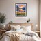 Lake Landscape Paint by Number for Adult, Mountain Flower Paint by Number Kits, Sunset Scenery Nature Spring DIY Acrylic Painting for Home Decor(16×20inches, No Frame)